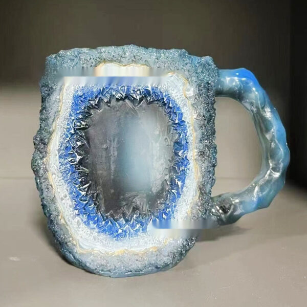 Resin Mineral Crystal Coffee Mugs With Handles - Image 7